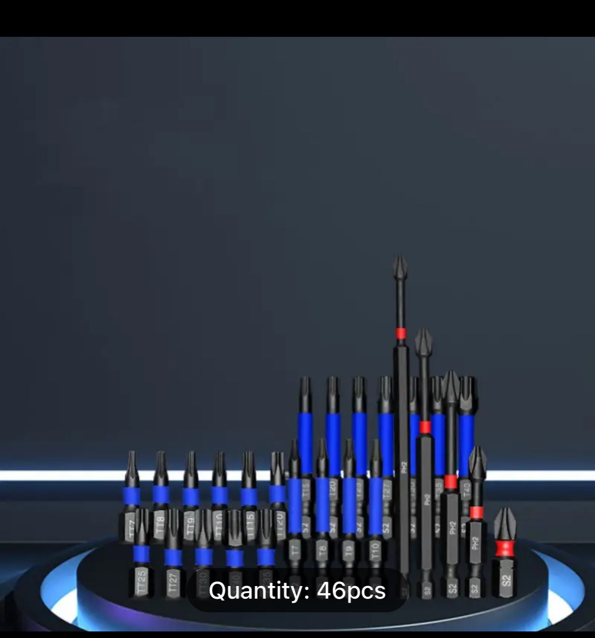 46pcs Magnetic impact Nut driver