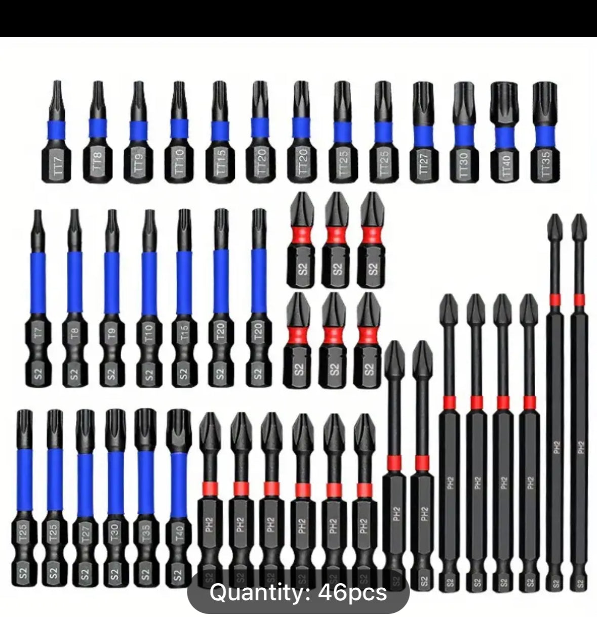 46pcs Magnetic impact Nut driver