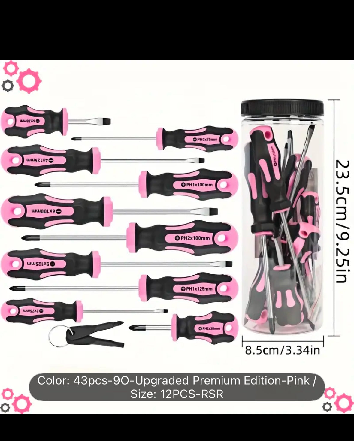 Professional screw drivers