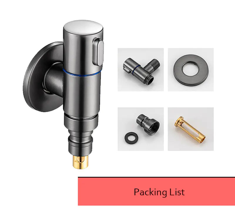 High-Pressure Toilet Spray Bidet Set in Gray